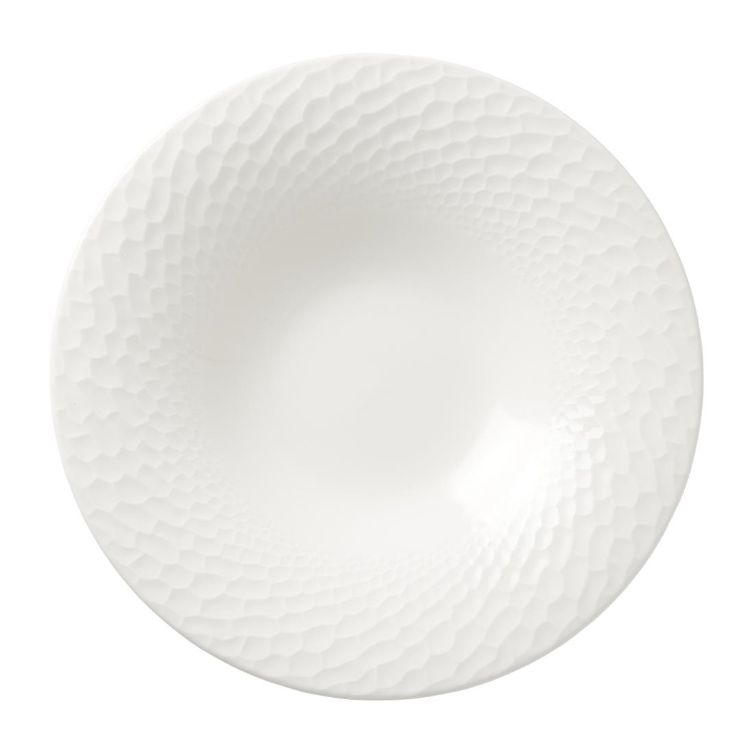 Steelite White Morella Gourmet Rimmed Coupe Bowls 285Mm (6 Pack)