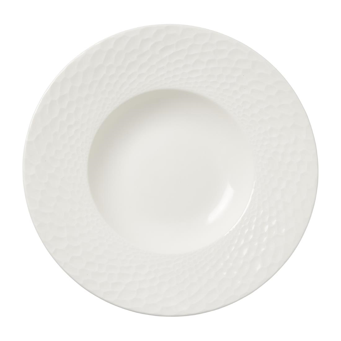 Steelite White Morella Gourmet Deep Rimmed Bowls 285Mm (6 Pack)