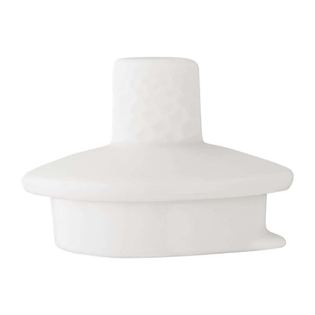 Steelite White Morella Beverage Pot Lids (6 Pack)