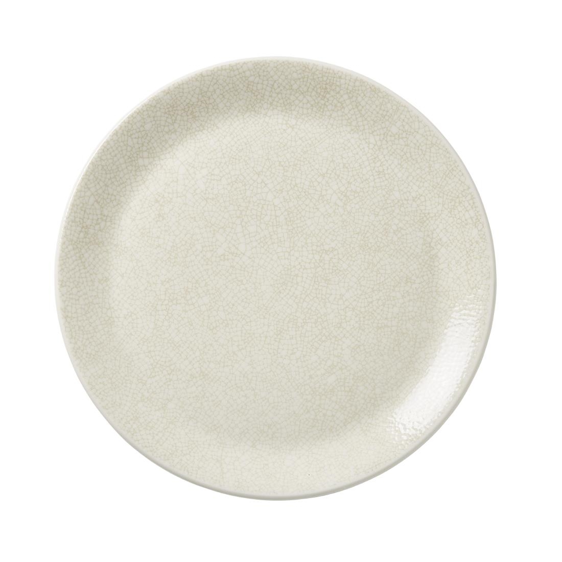 Steelite Performance Beige Steelite Crackle Coupe Plates Taupe 280Mm (12 Pack)