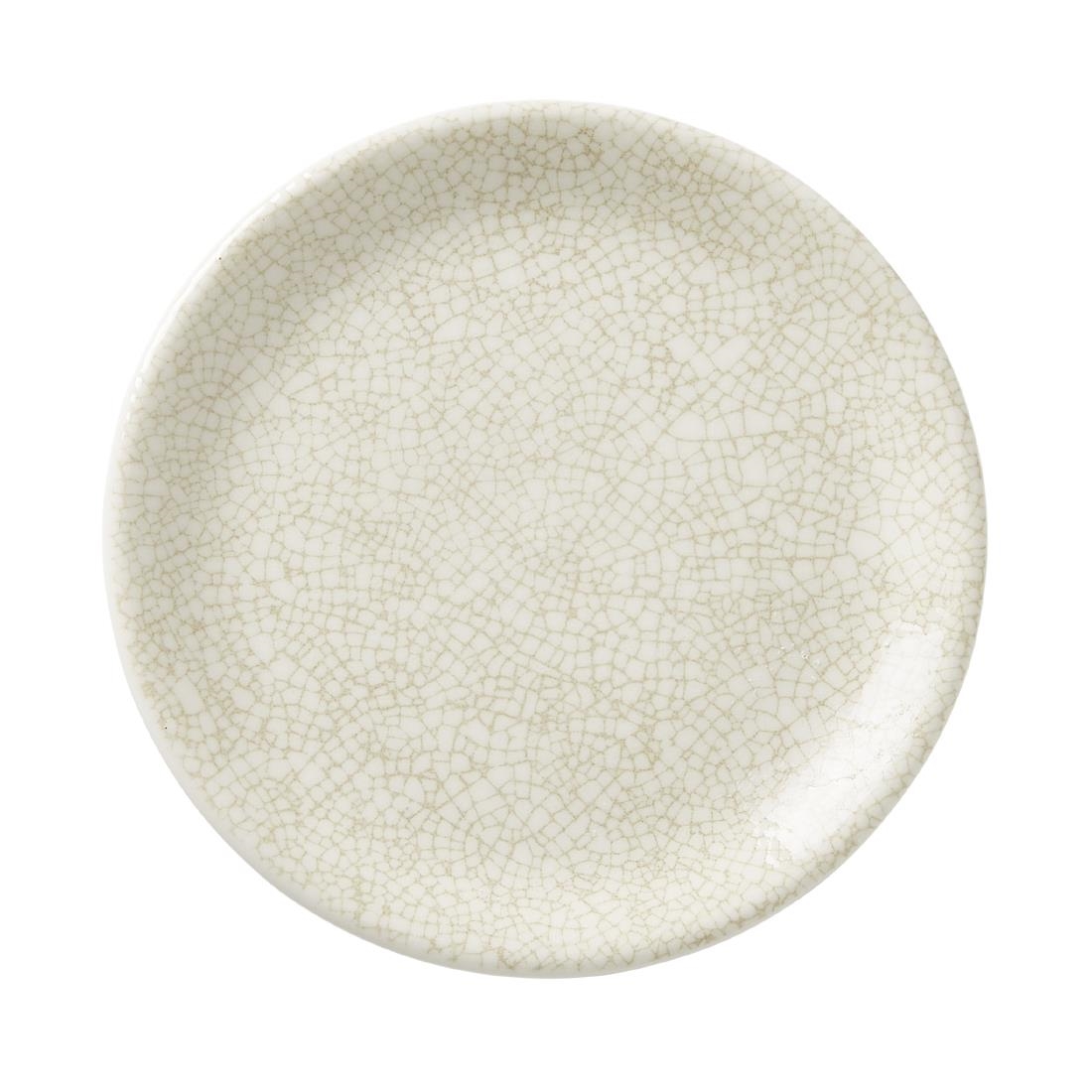 Steelite Performance Beige Steelite Crackle Coupe Plates Taupe 152.5Mm (12 Pack)