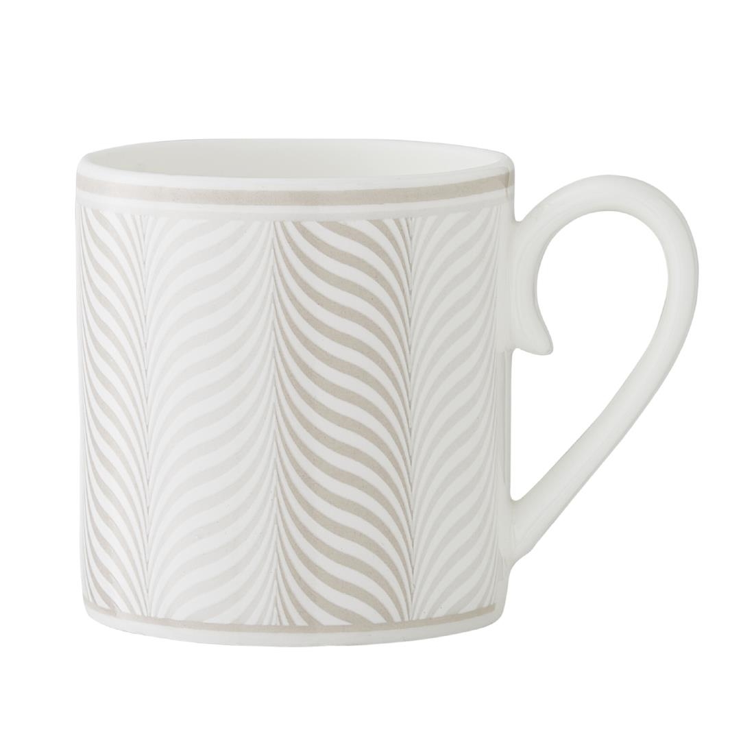Steelite Patterned William Edwards Bakewell Coffee Can Cups Taupe 100Ml (12 Pack)