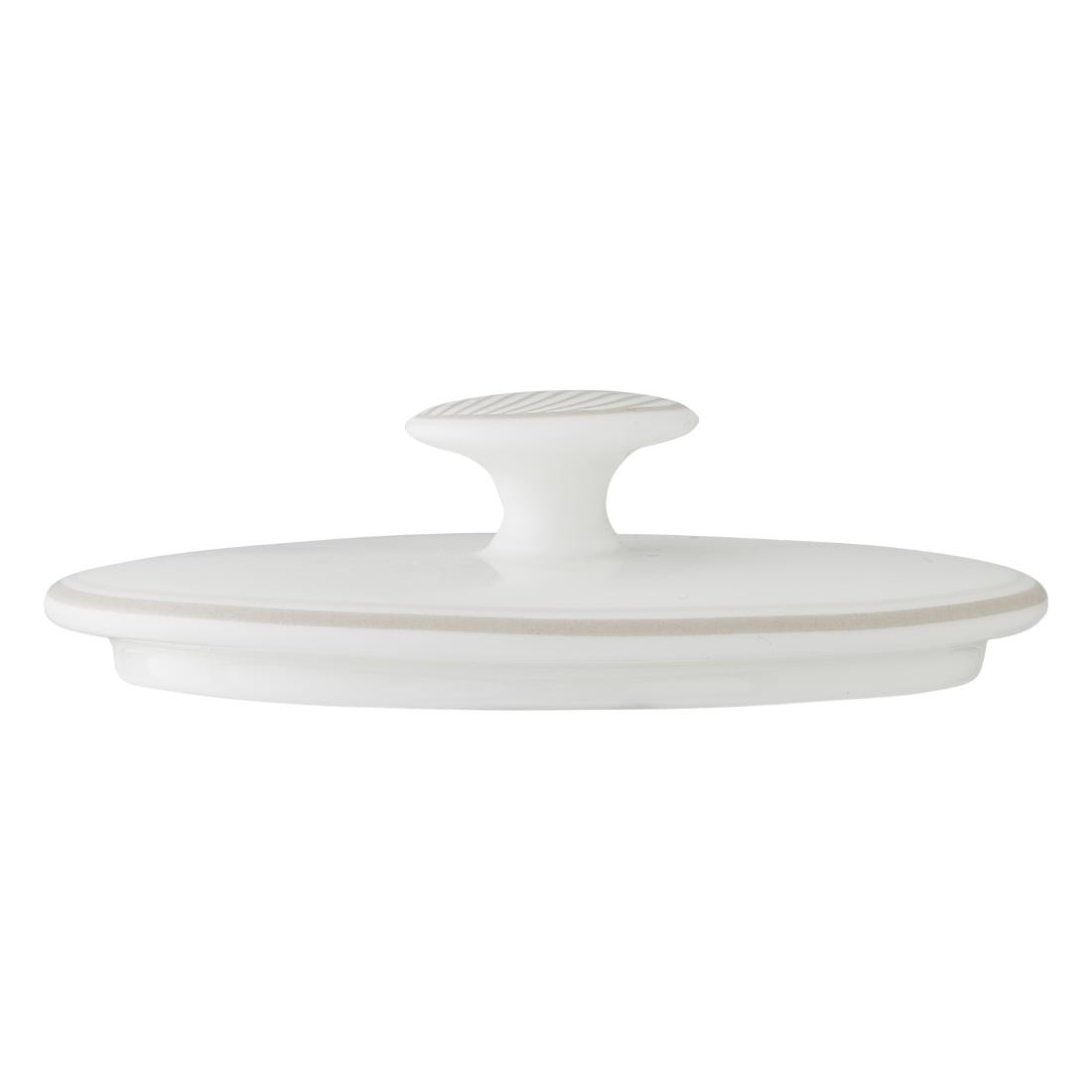 Steelite Patterned William Edwards Bakewell Lids For Coupe Covered Sugar Bowls Taupe (12 Pack)
