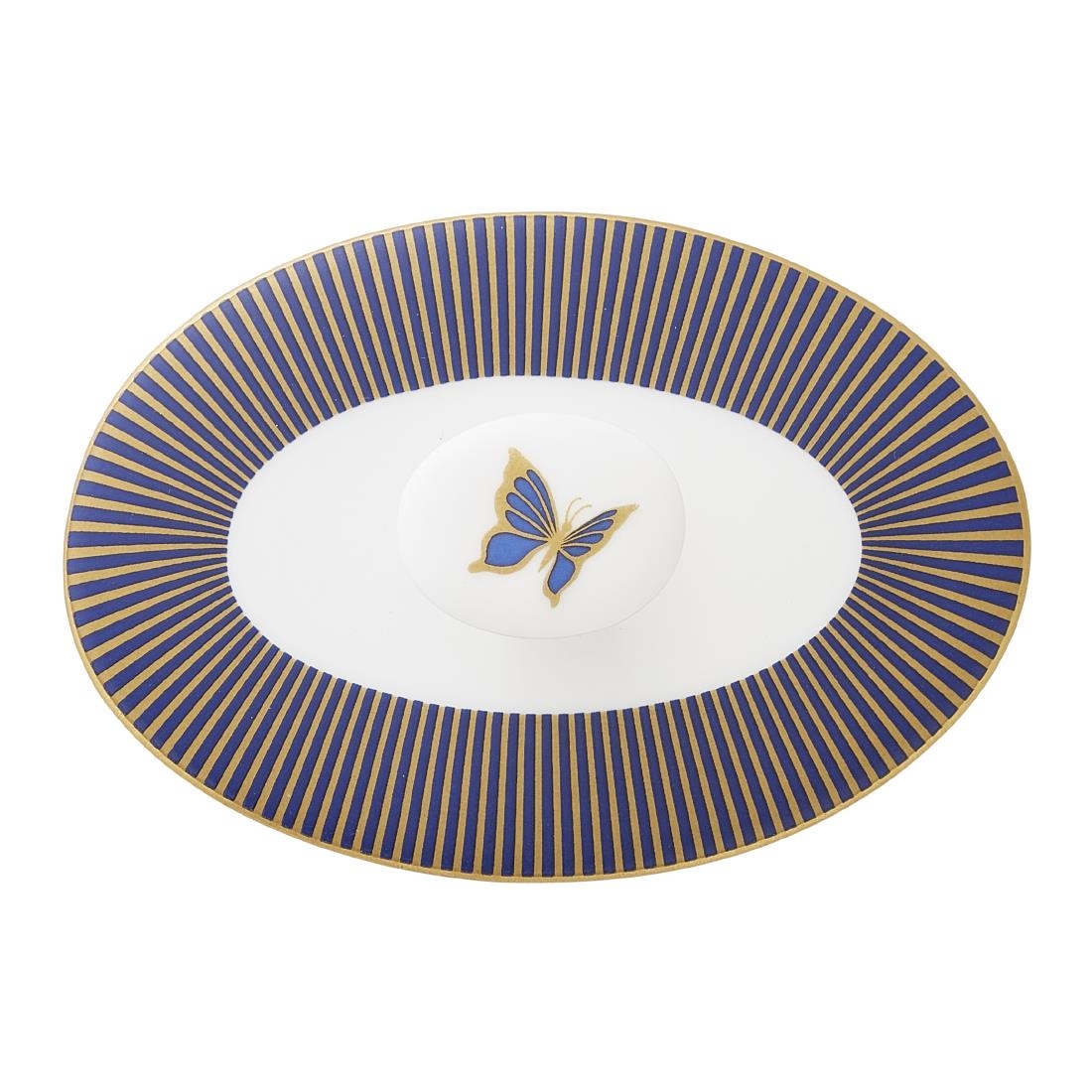 Steelite Patterned William Edwards Makira Lids For Coupe Oval Sugar Bowls Vv4916 (12 Pack)