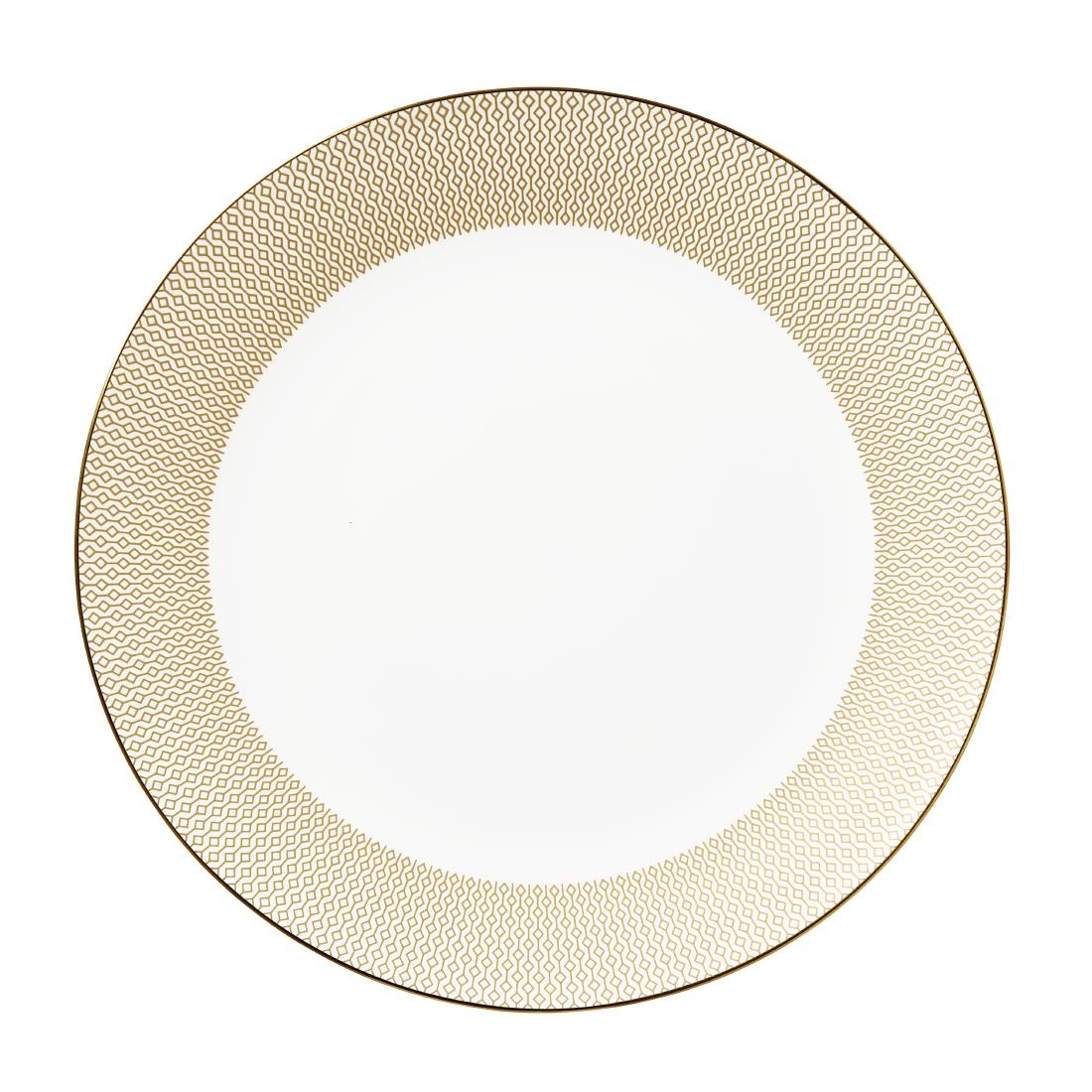 Steelite Gold William Edwards Diamond Coupe Plates 300Mm (6 Pack)
