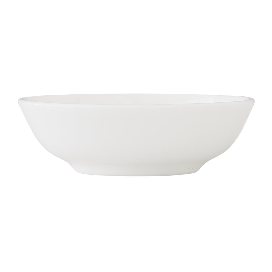 Steelite White William Edwards Quill Coupe Butter Dishes 80Mm (24 Pack)