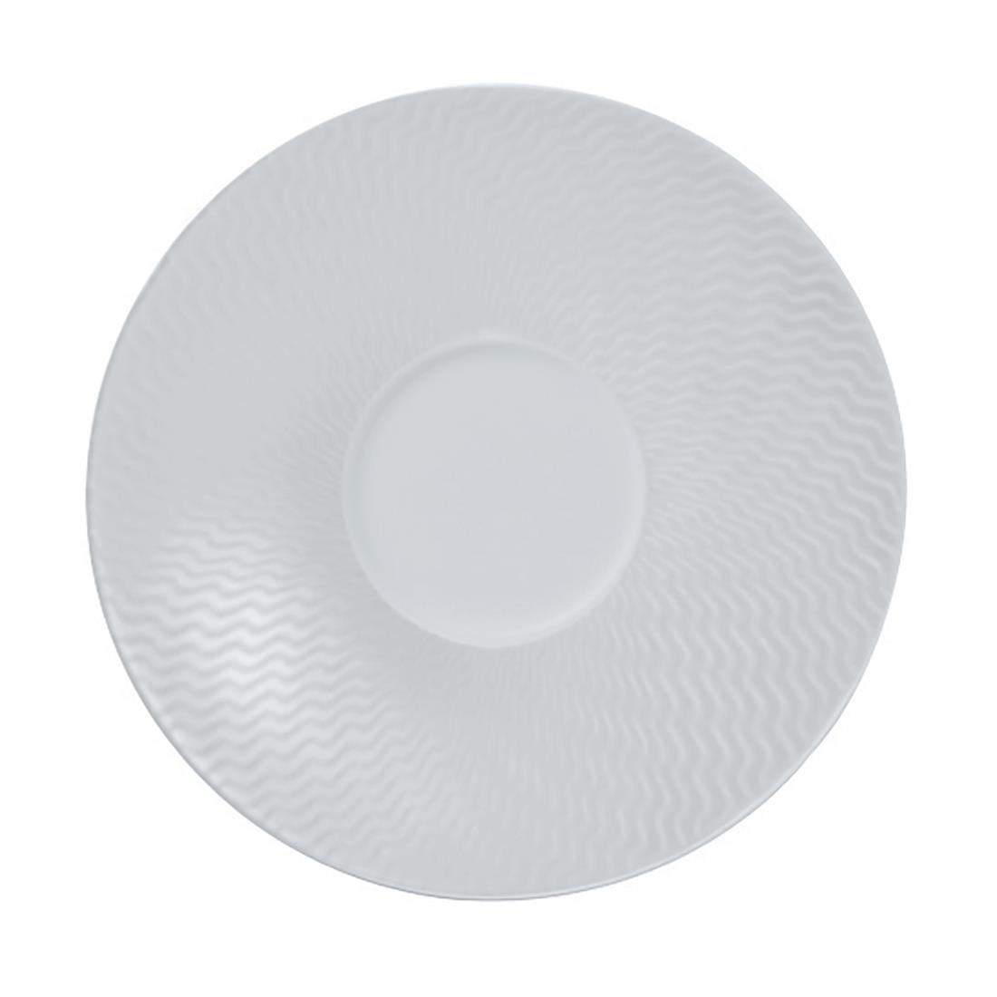 Steelite White William Edwards Lahari Classic Tea Saucers/Soup Stands 160Mm (12 Pack)