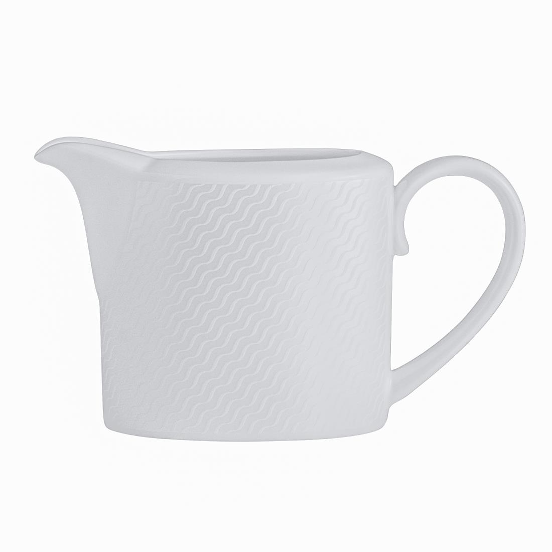 Steelite White William Edwards Lahari Coupe Milk Jugs 220Ml (12 Pack)