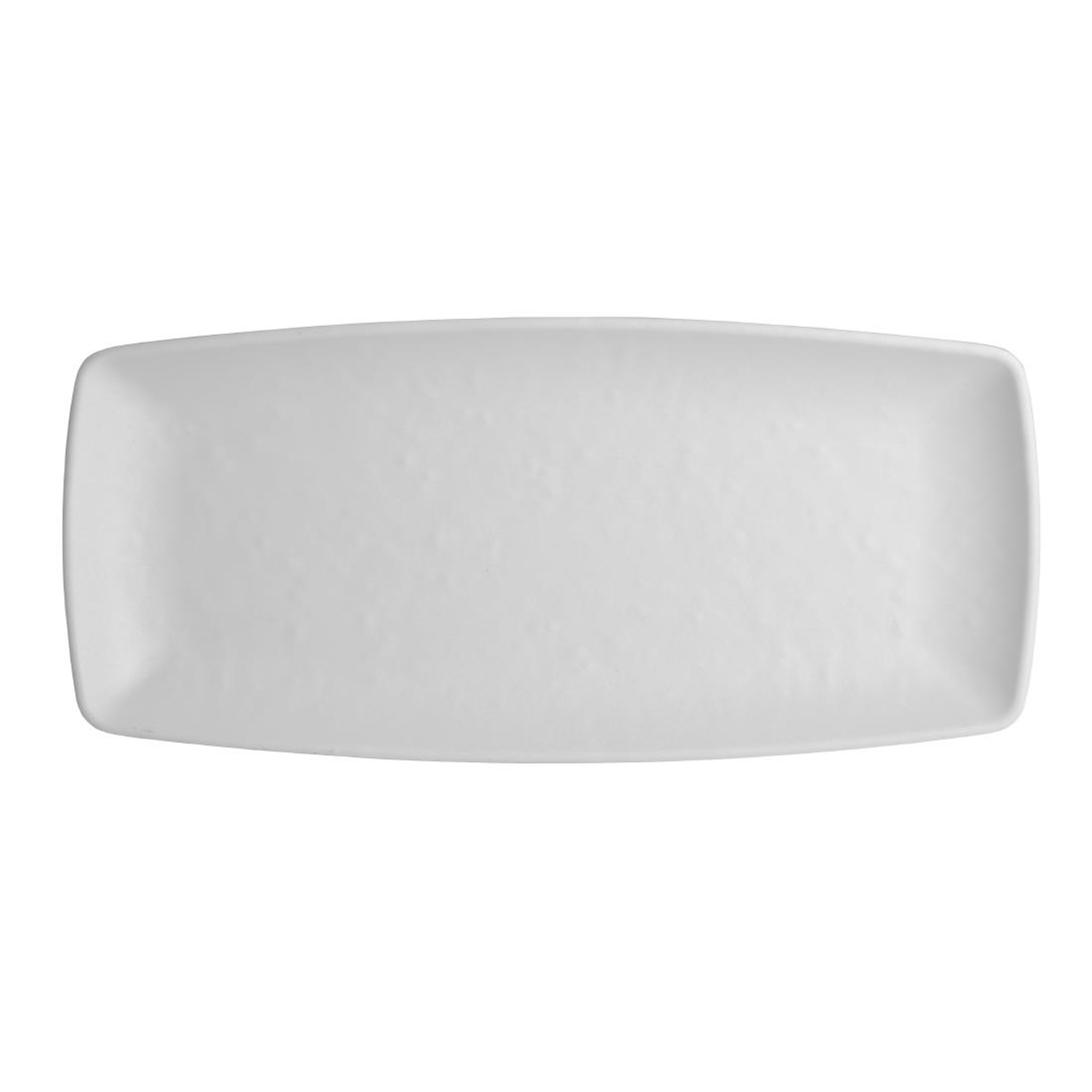 Steelite White Cali Rectangle Plates 241X110mm (12 Pack)