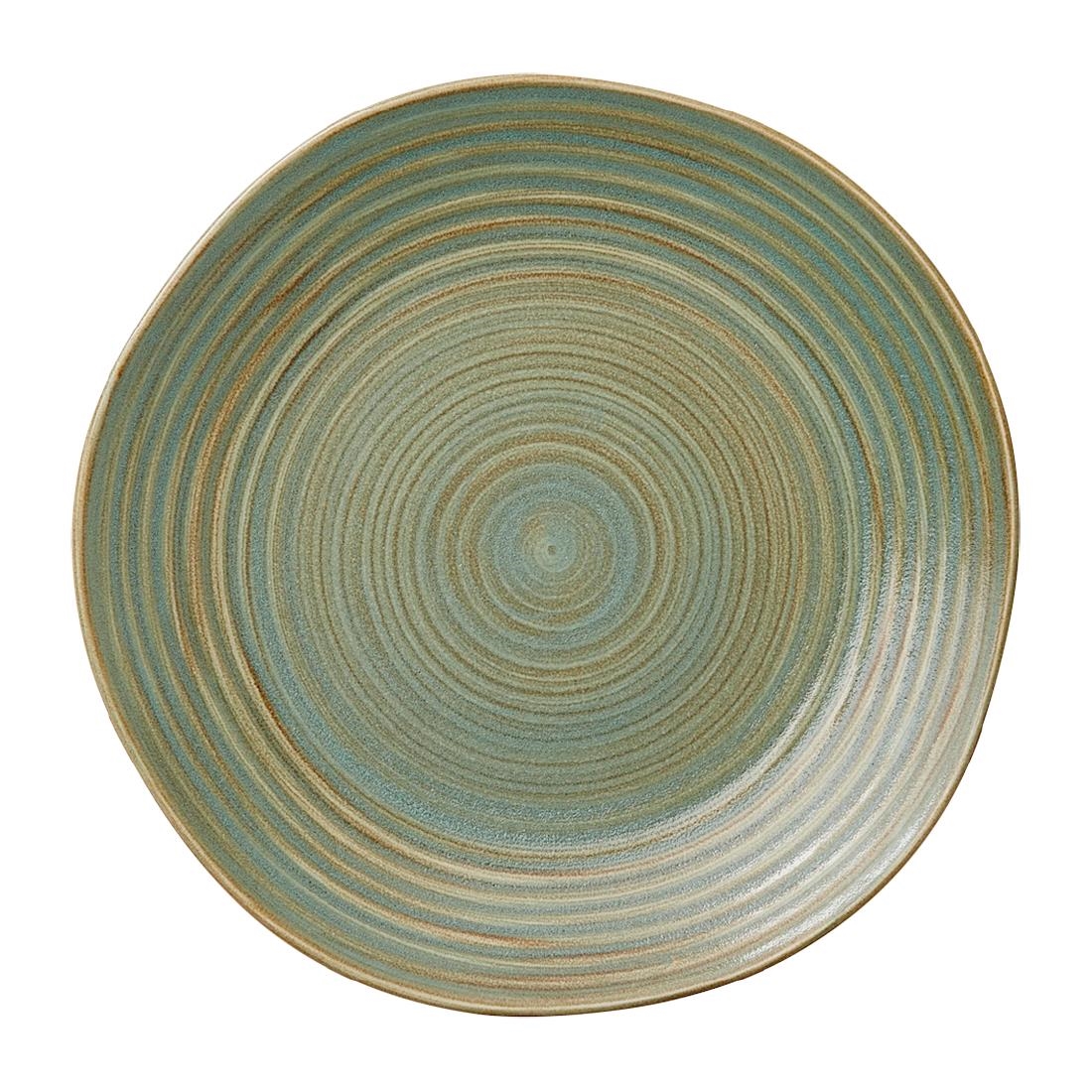 Steelite Performance Green Steelite Orbita Coupe Plates Fuse Tide 285Mm (12 Pack)
