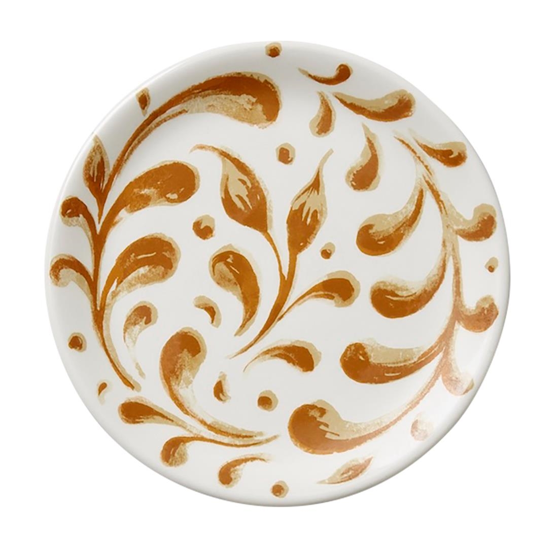 Steelite Performance Patterned Steelite Messina Coupe Plates Amber 152.5Mm (12 Pack)