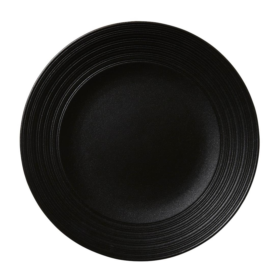 Steelite Performance Black Steelite Concorde Coupe Plates Noir 255Mm (12 Pack)