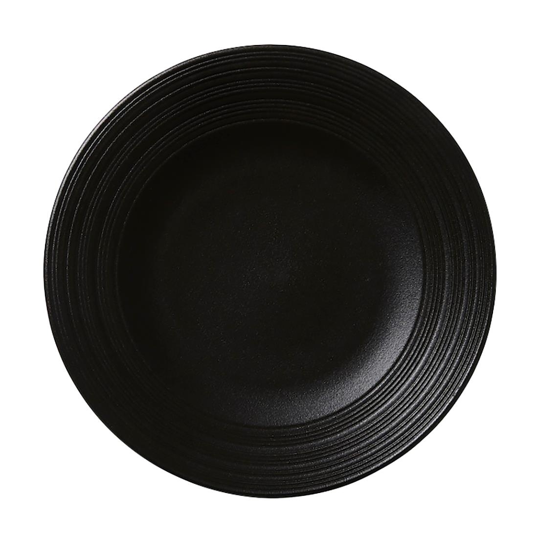 Steelite Performance Black Steelite Concorde Coupe Plates Noir 202.5Mm (12 Pack)