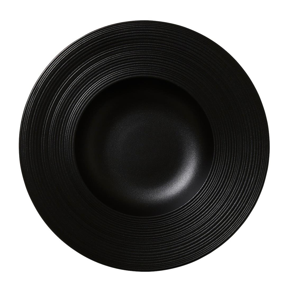 Steelite Performance Black Steelite Concorde Rim Pasta Bowls Noir 285Mm (12 Pack)