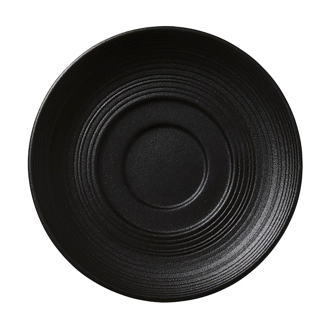 Steelite Performance Black Steelite Concorde Saucers Noir 152.5Mm (12 Pack)