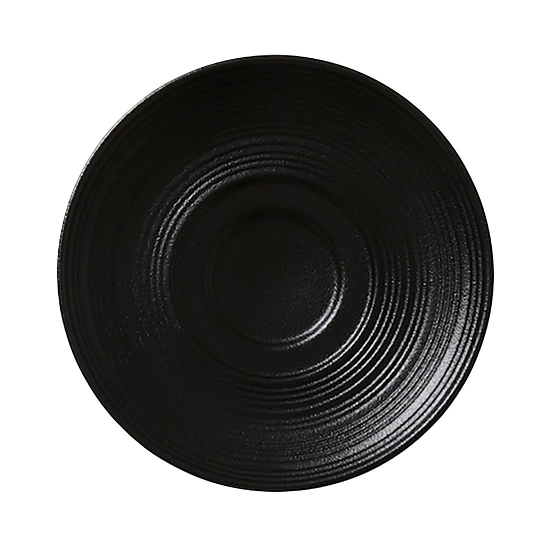 Steelite Performance Black Steelite Concorde Saucers Noir 117.5Mm (12 Pack)