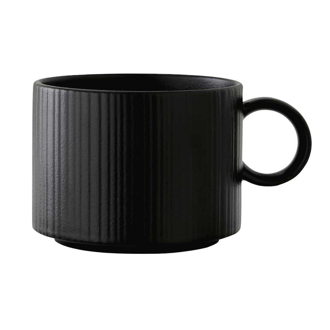 Steelite Performance Black Steelite Concorde Can Cups Noir 340Ml (12 Pack)