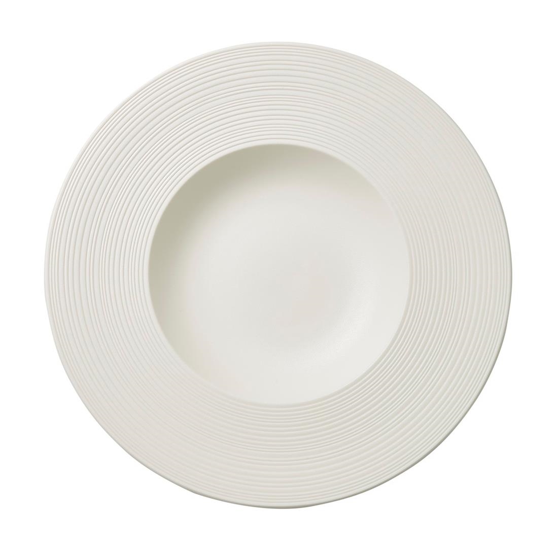 Steelite Performance White Steelite Concorde Rim Pasta Bowls Blanc 285Mm (12 Pack)