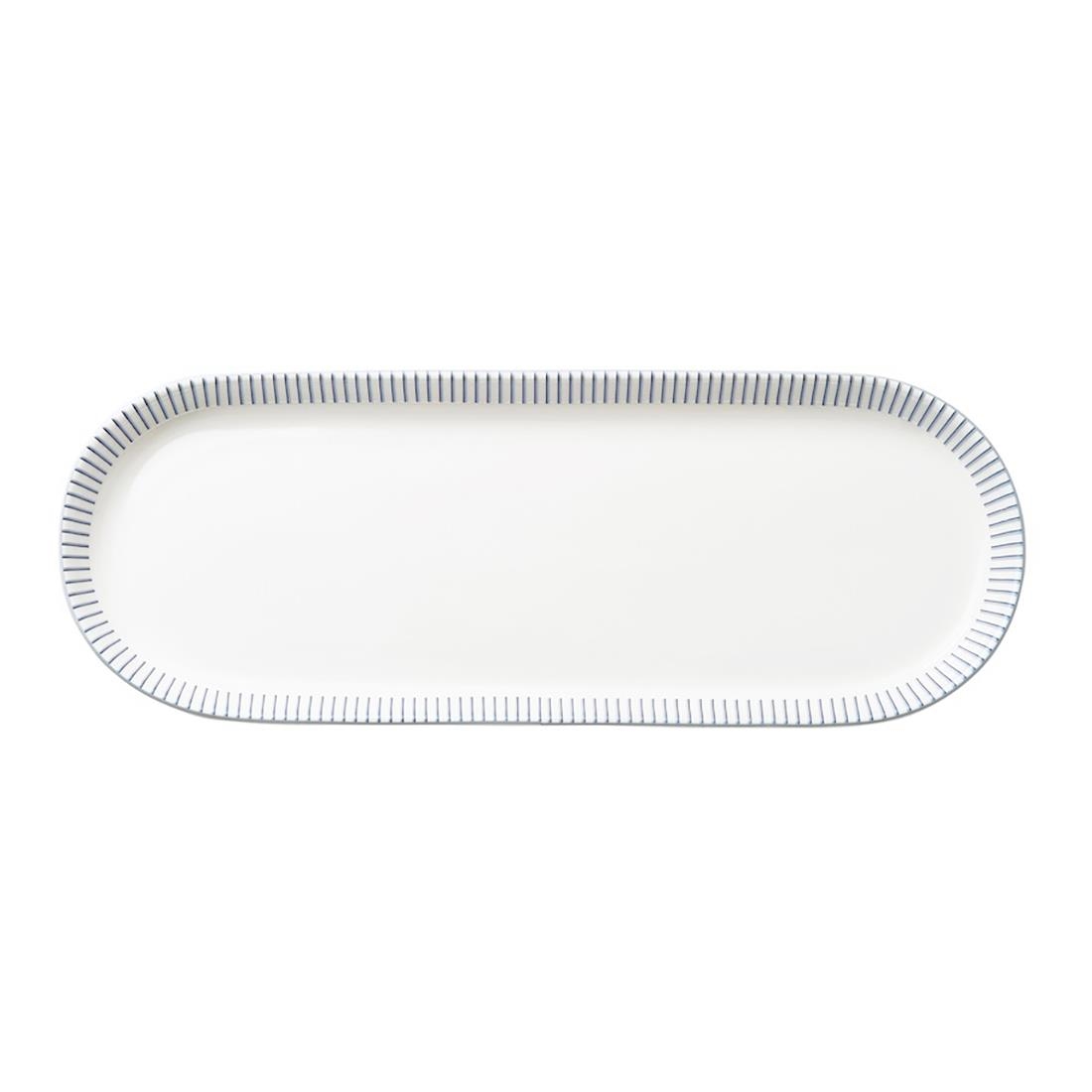 Steelite Performance Patterned William Edwards Celestine Coupe Oblong Trays 253X93mm (12 Pack)