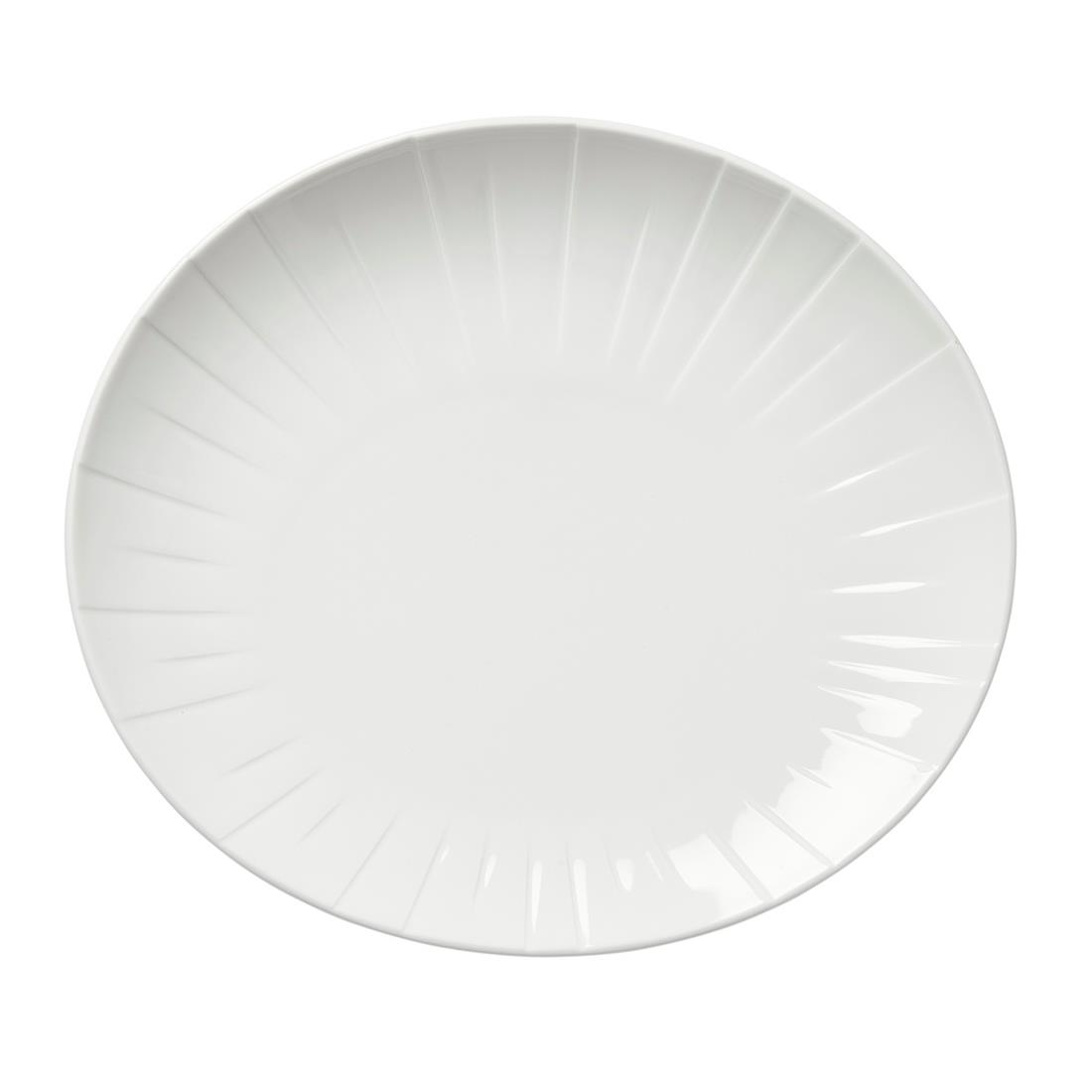 Steelite Performance White Steelite Alina Oval Coupe Plates 280Mm (6 Pack)