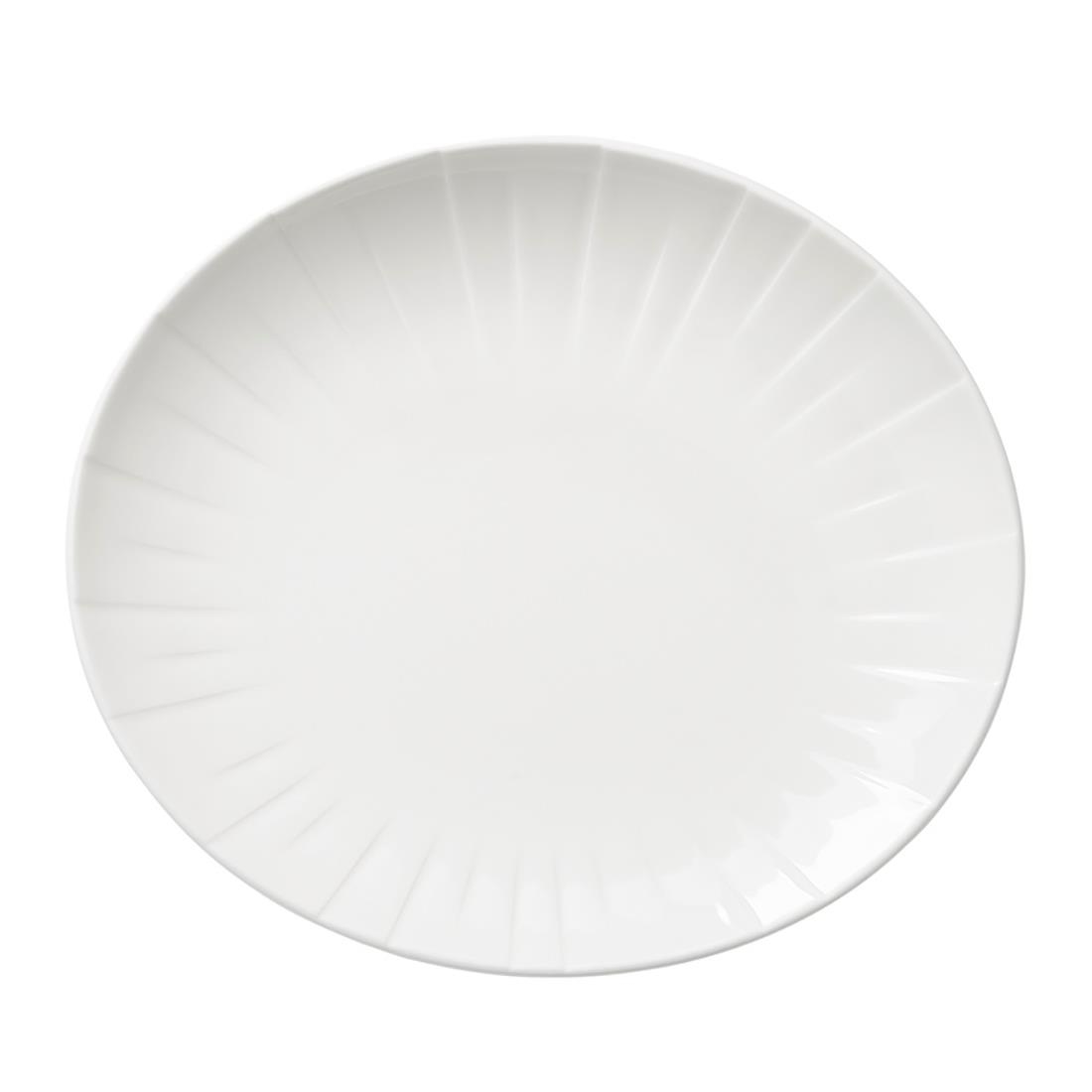 Steelite Performance White Steelite Alina Oval Coupe Plates 230Mm (12 Pack)