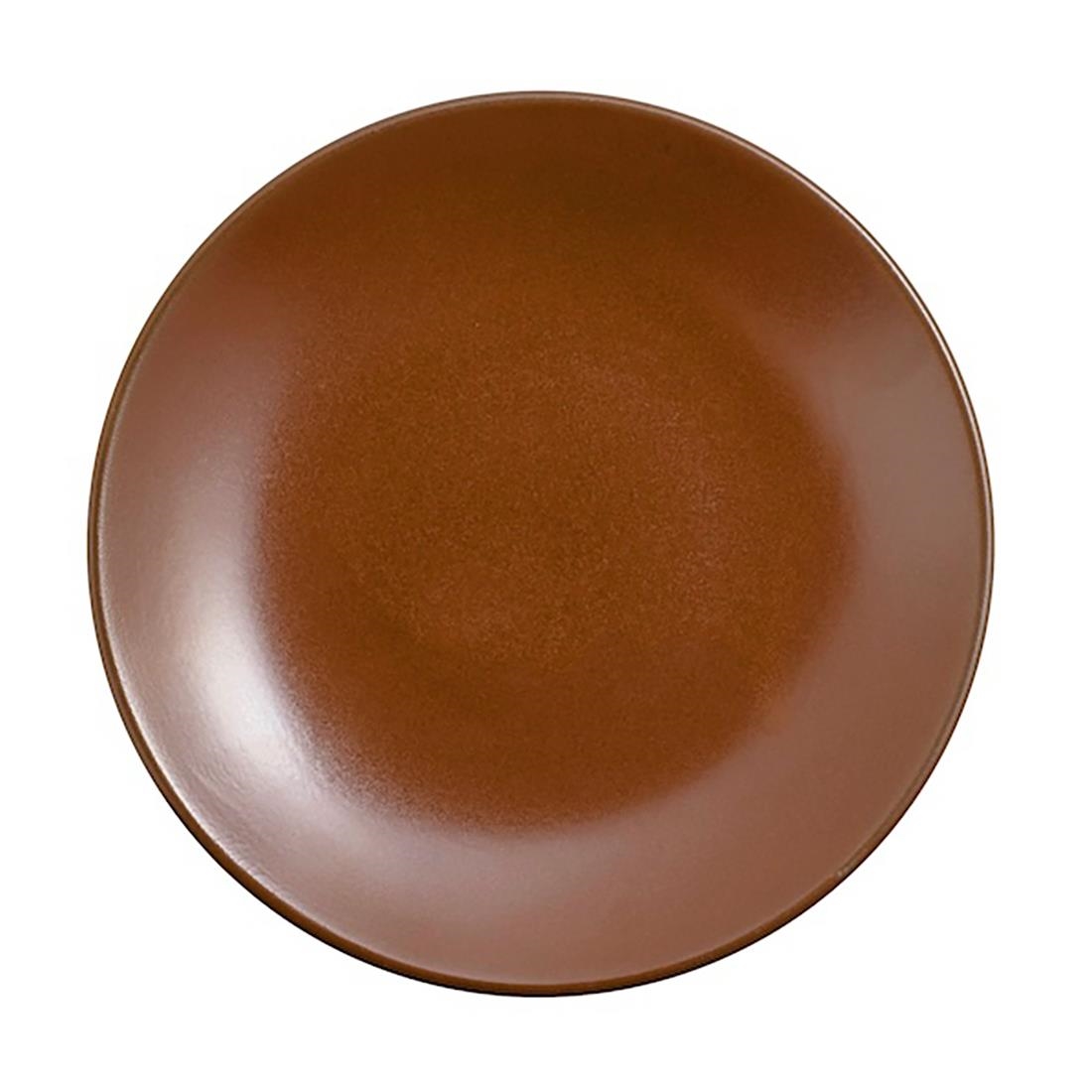 Steelite Performance Brown Steelite Off Grid Studio Fire Coupe Plates Ember 152.5Mm (24 Pack)