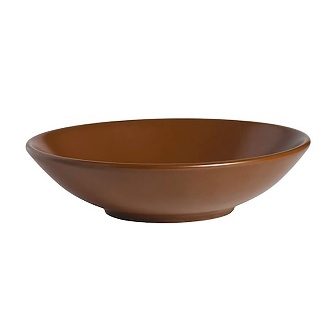 Steelite Performance Brown Steelite Off Grid Studio Fire Deep Coupe Plates Ember 160Mm (24 Pack)