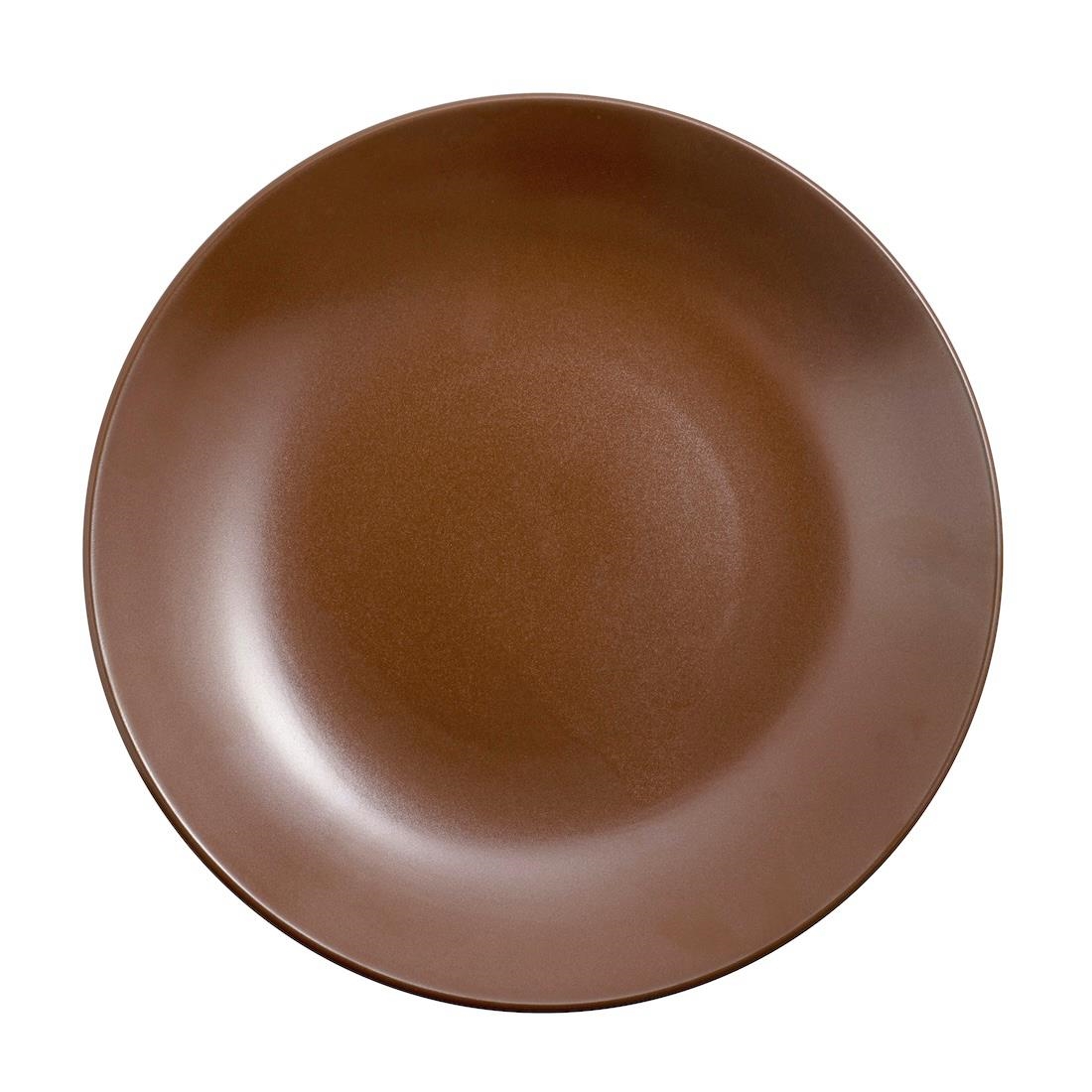 Steelite Performance Brown Steelite Off Grid Studio Fire Deep Coupe Plates Ember 280Mm (12 Pack)
