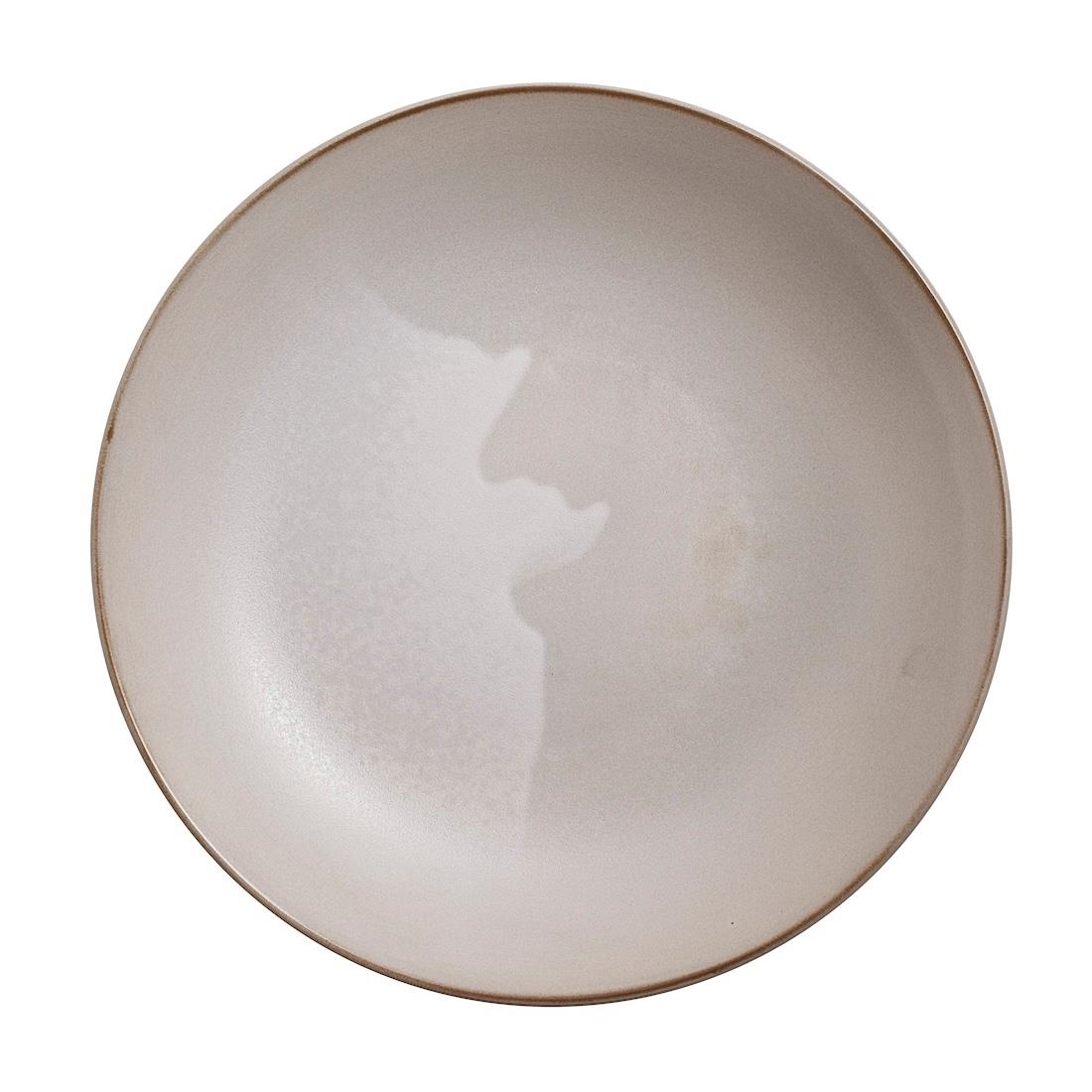 Steelite Performance Beige Steelite Off Grid Studio Fire Deep Coupe Plates Smoke 280Mm (12 Pack)