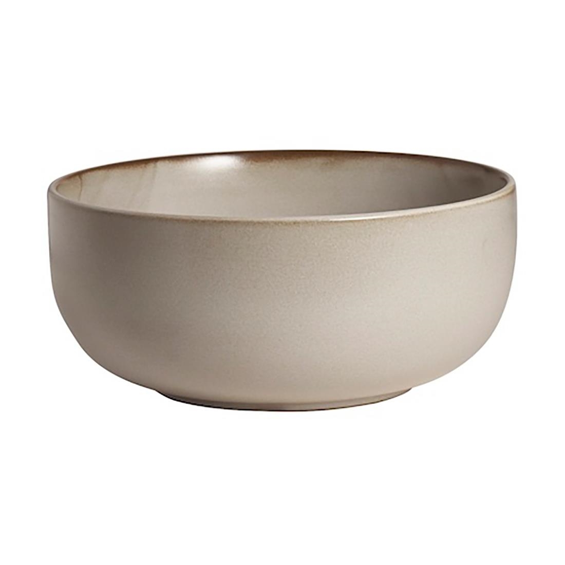 Steelite Performance Beige Steelite Off Grid Studio Fire Tall Bowls Smoke 175Mm (24 Pack)