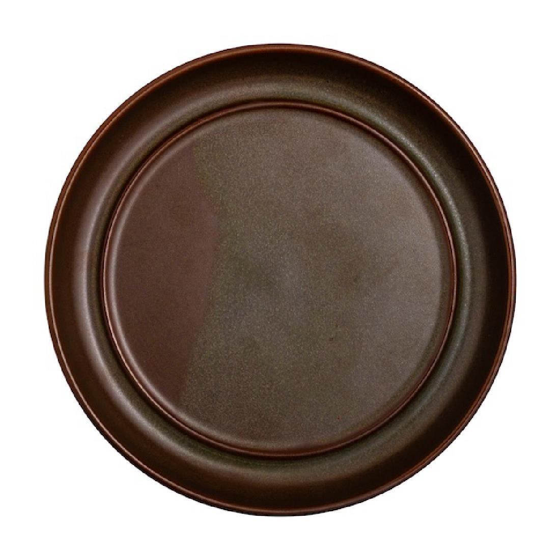 Steelite Performance Brown Steelite Off Grid Studio Fire Plates Timber 170Mm (24 Pack)