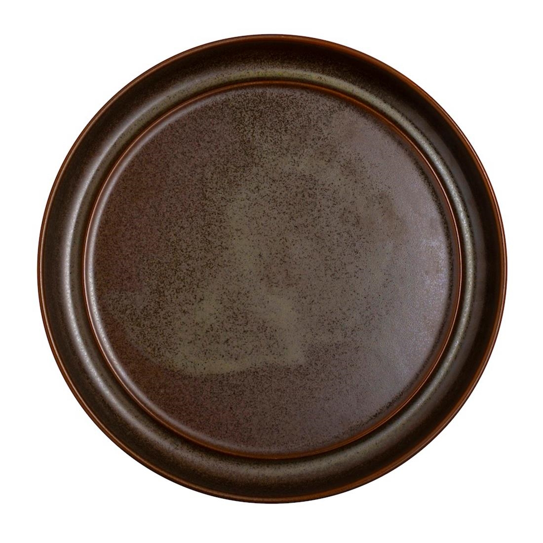 Steelite Performance Brown Steelite Off Grid Studio Fire Plates Timber 230Mm (24 Pack)
