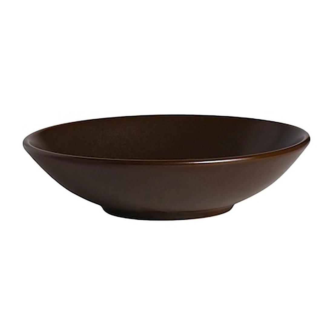 Steelite Performance Brown Steelite Off Grid Studio Fire Deep Coupe Plates Timber 160Mm (24 Pack)