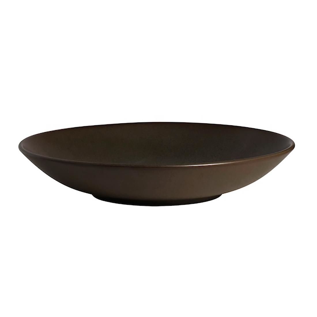 Steelite Performance Brown Steelite Off Grid Studio Fire Deep Coupe Plates Timber 235Mm (24 Pack)