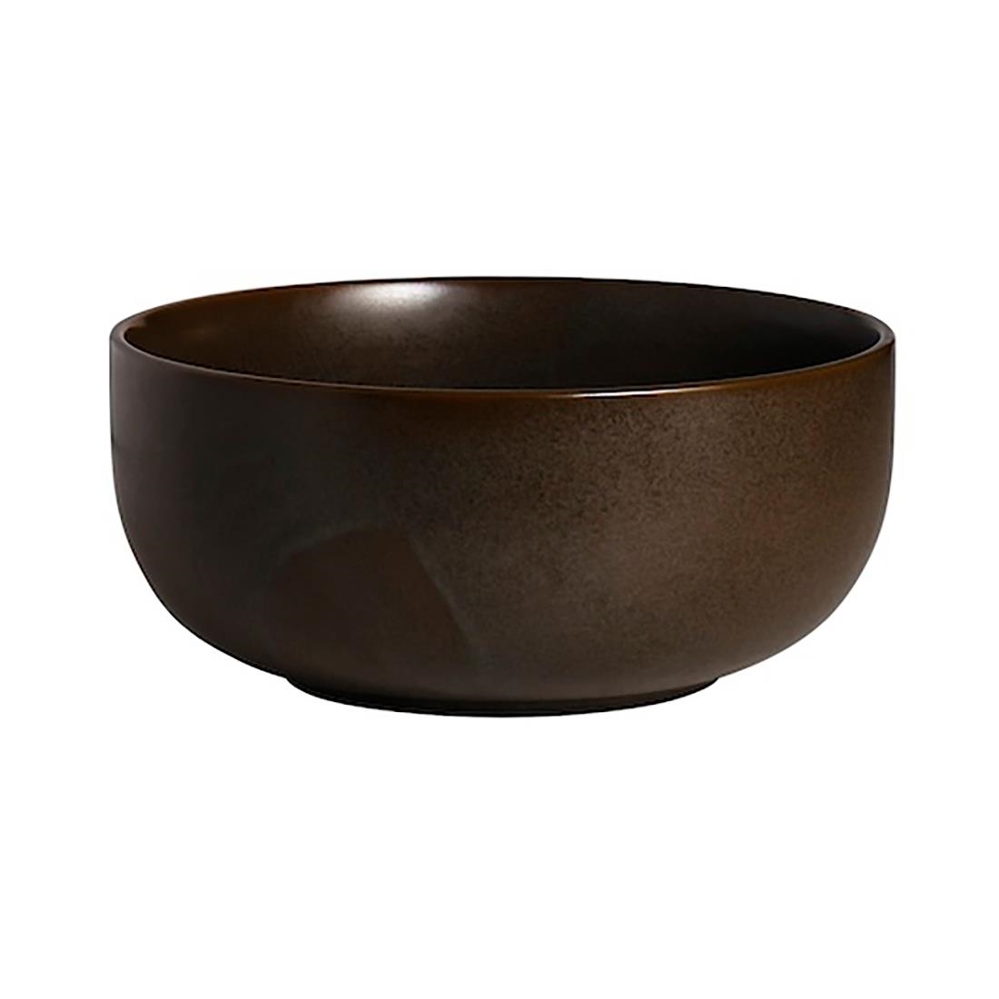 Steelite Performance Brown Steelite Off Grid Studio Fire Tall Bowls Timber 175Mm (24 Pack)