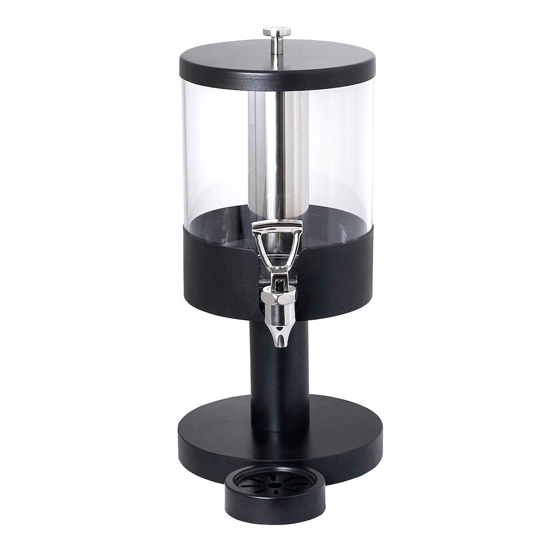 Steelite Performance Black Steelite Creations Buffet Juice Dispenser 3.8Ltr