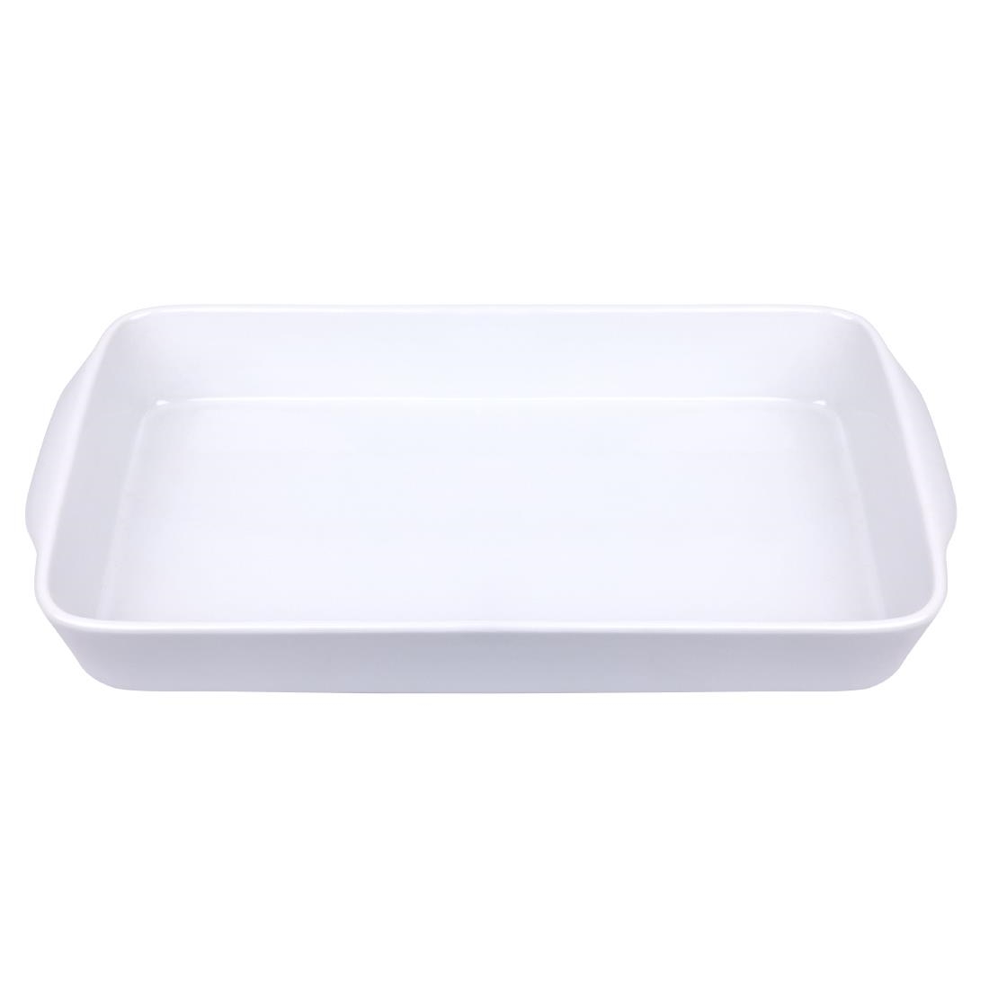 Olympia White Ware Rectangular Roasters 395X219mm (6 Pack)