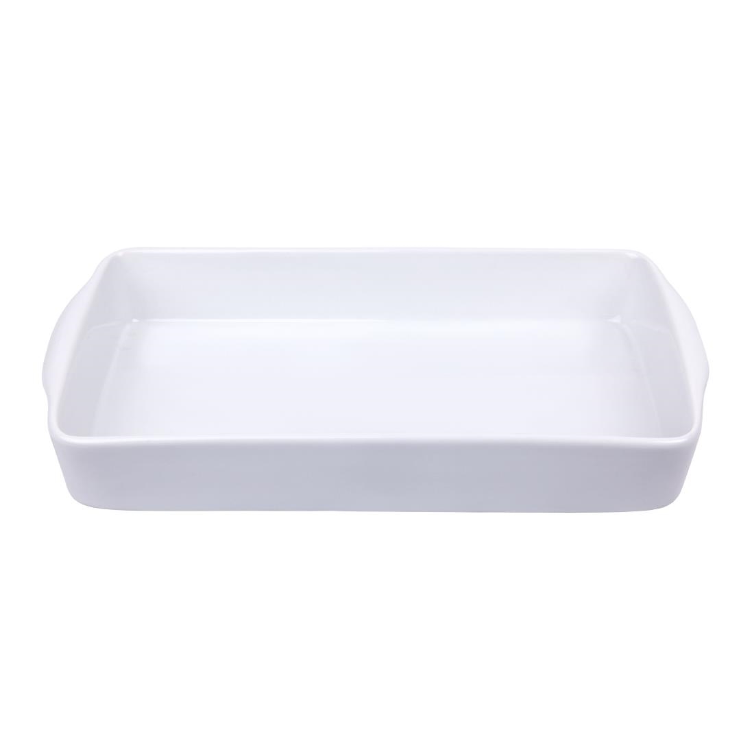 Olympia White Ware Rectangular Roasters 305X163mm (6 Pack)