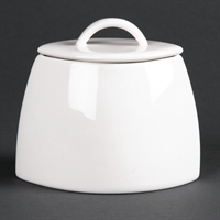 Olympia Lumina Lidded Oval Sugar Bowls 75mm (6 pack)