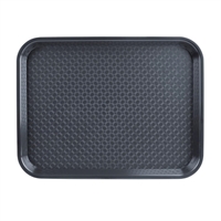 Olympia Kristallon PP Rectangular Tray Charcoal 350x450mm