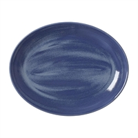 Steelite Revolution Bluestone Oval Coupe Plates 342mm (12 Pack)