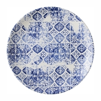 Dudson Makers Collection Porto Blue Coupe Plates 200mm (12 Pack)