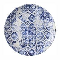 Dudson Makers Collection Porto Blue Coupe Plates 185mm (12 Pack)