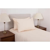 Mitre Essentials Temir Housewife Pillowcase Oatmeal (2 Pack)