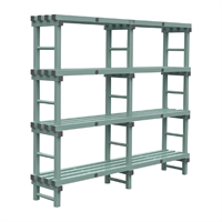 SONDERANGEBOT Jackstack by Rea Vorratsregal 40 x 200cm + GRATIS Bodenregal