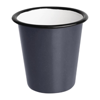 Olympia Enamel Tumblers Grey 310ml (6 Pack)