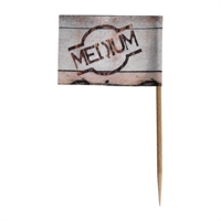 Bamboo Steak Markers - Medium (200 Pack)