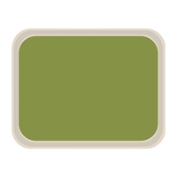 Plateau de service en polyester Roltex America 460 x 360mm vert