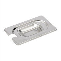 Couvercle inox avec encoche GN 1/9 Gastro M
