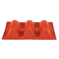 Pavoni Formaflex Silicone Pyramid Mould 6 Cup